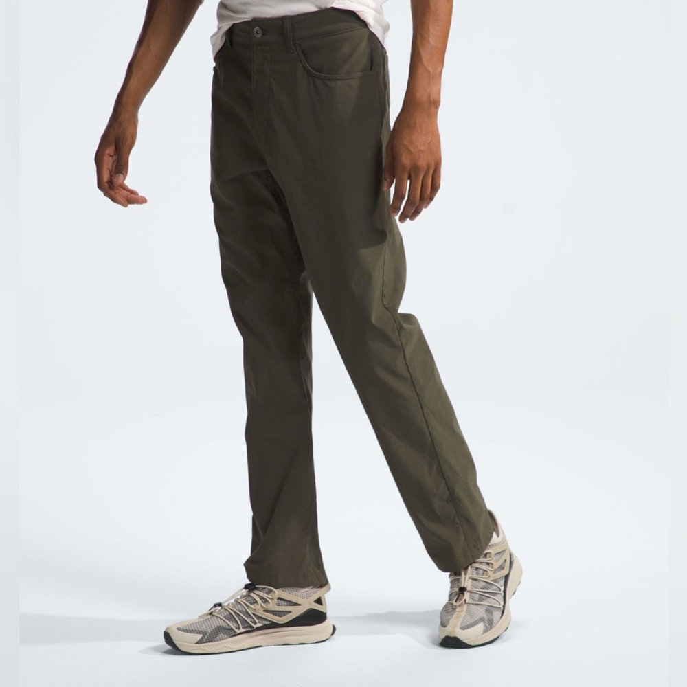 The North Face olive Pants - Size 34W/32L - men’s sprag 5-pocket pants - Picture 2 of 6